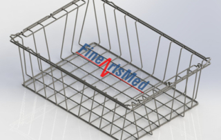 SPRI sterile goods basket, full-wire basket