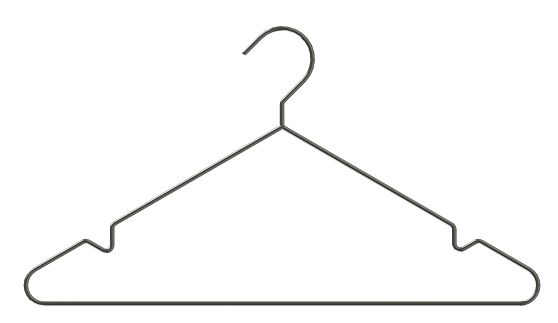 CSSD clothes hanger
