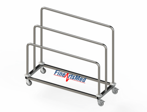 PAPER-DISPENSING TROLLEY – COMPACT VERSION